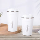 Axyaa Insulated Coffee Flask - Double-Wall Stainless Steel Travel Mug
