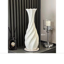 Axyaa Ceramic Vase: Minimalist Decoration for Home, Living Room, Foyer, Flowers, Floor Stand