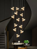 Axyaa Luxury Crystal Chandelier Pendant Lights