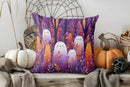 Axyaa Colorful Fall Forest Ghosts Pillow Cover for Sofa, Bedroom, Car