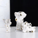 Axyaa Irregular Taihu Stone Vase Rockery Sculpture for Home Decoration
