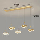 Axyaa Nordic Ceiling Pendant Chandelier for Indoor Dining Room Lighting