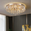 Axya LED Crystal Ceiling Light for Modern Living Room and Bedroom Decor