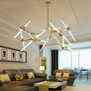 Axyaa Rotating LED Ceiling Chandelier Modern Living Room Pendant Lights