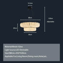 Axyaa Luxury Glass Chandelier for Elegant Living & Dining Spaces