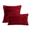 Axyaa Christmas Velvet Embroidered Cushion Cover for Festive Home Decor