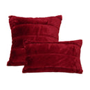 Axyaa Christmas Velvet Embroidered Cushion Cover for Festive Home Decor