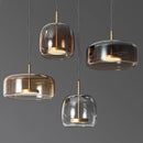 Axyaa Glass Pendant Lighting for Kitchen Dining Bedroom - Modern Ceiling Fixture