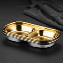 Axyaa Stainless Steel Dipping Sauce Bowls BBQ Vinegar Plates Kitchen Tableware