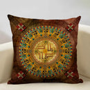 Axyaa Oriental Bliss Sun Moon Ararat Mandala Cushion Cover