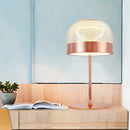 Modern Rose Gold LED Floor Table Lamp by Axyaa - Stylish Lighting for Home and Dining Areas
