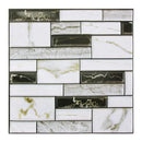 Axyaa Faux Stone Wall Panel Tile Sticker Peel and Stick Backsplash Kitchen Bathroom