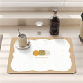 Axyaa Cartoon Print Kitchen Coasters Set for Glasses and Dishes