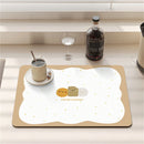 Axyaa Cartoon Print Kitchen Coasters Set for Glasses and Dishes