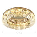 Axyaa Modern Crystal LED Ceiling Chandelier for Living Room Bedroom Lobby - High-end Luxury Art Decor