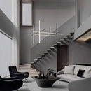 Axyaa Minimalist Villa Living Room LED Chandelier Staircase Lamp