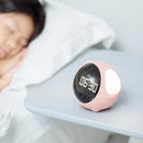 Axyaa Night Light Alarm Clock with Cute Expression, Voice Control, Thermometer, Multifunctional Home Product