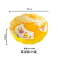 Axyaa Ceramic Fruit Salad Bowl, Microwave and Oven Safe, Cartoon Design