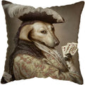 Nordic Cat Dogs Vintage Painting Pillow Cover 45x45cm for Home Hotel Sofa Bed