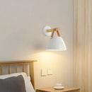 Axyaa Nordic LED Wall Lamp Villages Wood Leather Belt Rustic Home Decor