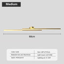 Axyaa Black Gold LED Ceiling Light 60/80cm Modern Living Room Bedroom Decor Lighting