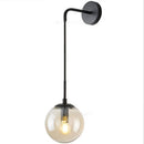 Axya Nordic Glass Ball LED Wall Lamp - Vintage Modern Design for Home Decor