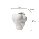 Axyaa Resin Bubble Flowerpot Vase Geometric Sphere Home Decoration