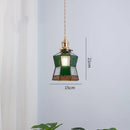 Axyaa Glass LED Pendant Lights Copper Nordic Style Modern Hanging Lamp