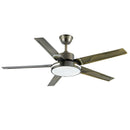 Axyaa Modern Ceiling Chandelier Fan Light 6-Speed Reversible Quiet DC Motor - Bedroom Balcony Restaurant