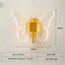 Axyaa Butterfly Acrylic LED Chandelier for Bedroom, Home Décor - Pendant Ceiling Light