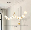 Axyaa Dining Room Chandelier | Salon Ceiling Lamps | Indoor Lighting Fixture