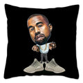 Axyaa Kanye West Meme Cushion Cover 50x50 cm Throw Pillow Case for Car Sofa