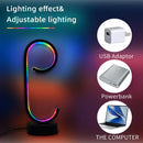 Axyaa LED Gaming Room Desk Lamp - Magic Running Numbers Design, USB-Powered