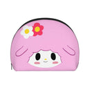 Axyaa Little Twin Stars Coin Purse Wallet for Girls - Fashionable Portable ID Card Storage Bag