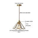 Axyaa Gold Brass LED Pendant Light with Pink Glass Butterfly Design