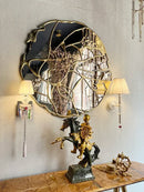 Axya Headboard Crystal Wall Lamp for Luxury Living Spaces