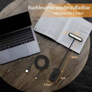 Axyaa LED Clamp Book Lamp USB Plug Dimming Night Light Wedding Bedroom Study