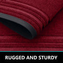 Axyaa Low Profile Outdoor Rubber Mat Heavy Duty Non Slip Indoor Doormat