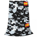 Axyaa Vintage Spanish Spain Flag Flannel Military Blanket Coat