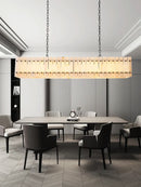 Axyaa Black Marble Chandelier for Elegant Dining Areas