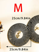 Axyaa Hand Woven Boho Mirror Set for Aesthetic Room Decor
