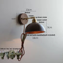 Axyaa LED Wall Sconce Walnut Wood Rotate Stair Light Fixture Nordic Modern Style