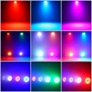 Axyaa LED Par Lights RGBWA+UV 6 IN 1 - Stage Lighting for Events