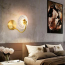 Axyaa Modern Glass Copper Wall Lamp for Elegant Home Lighting