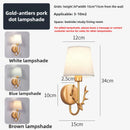 Axyaa Deer Horn LED Wall Light for Living Room, Bedroom, and Corridor
