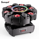 Axyaa 150W RGBW Moving Head Light for DJ Disco Party - Voice Control & DMX