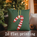 Christmas-themed Cute Animal & Pattern Pillow Cover for Sofa, Bedroom, Car by Axyaa