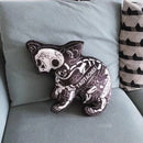 Axyaa Retro Frame Cat Dog Pillow Cushion - Personalized Home Decor and Gift