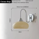 Axyaa Modern Glass Chandelier - Nordic Retro Design, Led Hanging Lamp