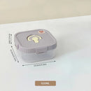 Axyaa Divided Lunch Box: Leakproof Portable Container for Salad, Fruit, and Bento